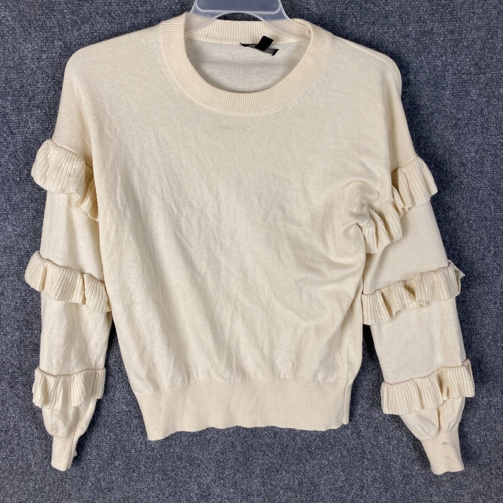J Crew Sweater‎ Women's Small Pullover Wool Blend Adults Beige S